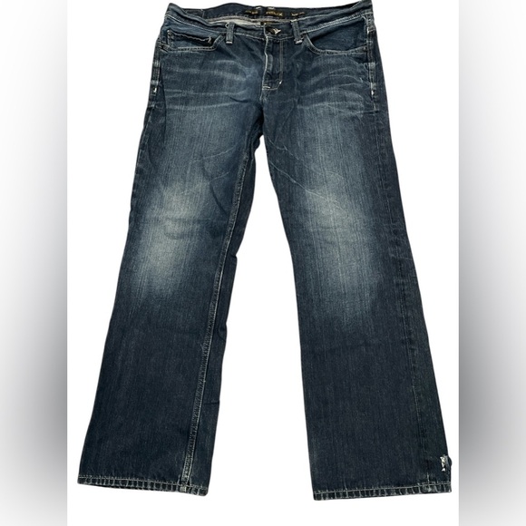 HELIX SLIM BOOT MEDIUM FADED WASH MEN’S JEANS SIZE 34/30 - Picture 1 of 4